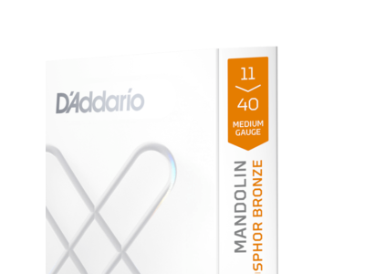 D'Addario Mandolin Phosphor Bronze, Medium, 11-40 click to zoom image