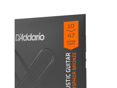 D'Addario XT Phosphor Bronze Acoustic Guitar Strings, Extra Light, 10-47 click to zoom image