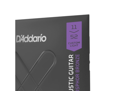 D'Addario XT Phosphor Bronze Acoustic Guitar Strings, Custom Light, 11-52 click to zoom image