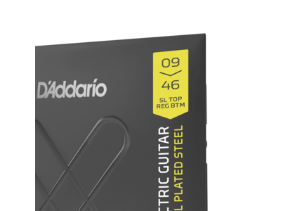 D'Addario XT Electric Nickel Plated Steel Electric Guitar Strings, Super Light Top/Regular Bottom, 09-46 click to zoom image