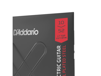 D'Addario XT Electric Nickel Plated Steel Electric Guitar Strings, Light Top/Heavy Bottom, 10-52 click to zoom image