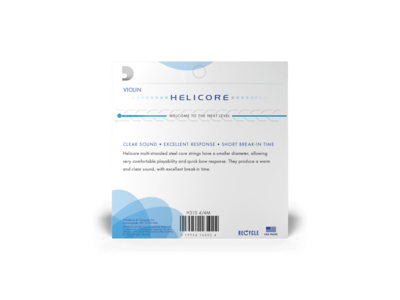 D'Addario Helicore Violin Single E String, 4/4 Scale, Medium Tension click to zoom image