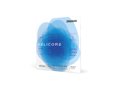 D'Addario Helicore Violin Single Aluminum Wound E String, 4/4 Scale, Heavy Tension