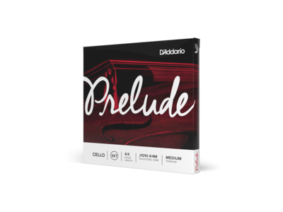 D'Addario Prelude Cello Single A String, 4/4 Scale, Medium Tension