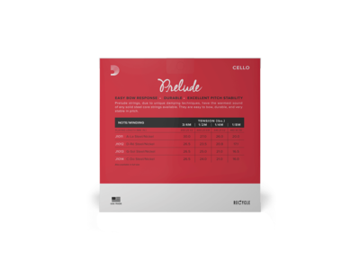 D'Addario Prelude Cello Single C String, 1/4 Scale, Medium Tension click to zoom image