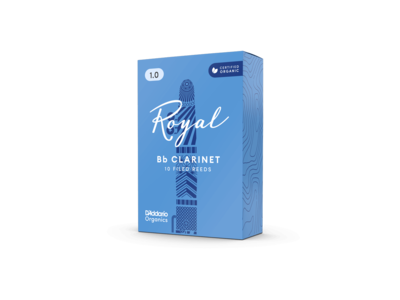 D'Addario Royal Bb Clarinet Reeds, 10-pack