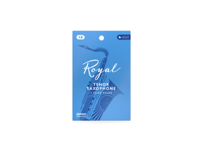 D'Addario Royal Tenor Sax Reeds, 3-pack