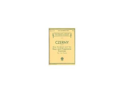 G Schirmer Czerny : 110 Easy & Progressive Exercises Op. 453 