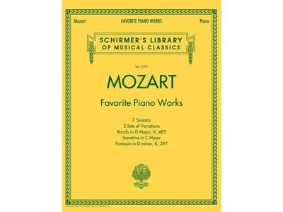 G Schirmer Mozart: Favorite Classical works