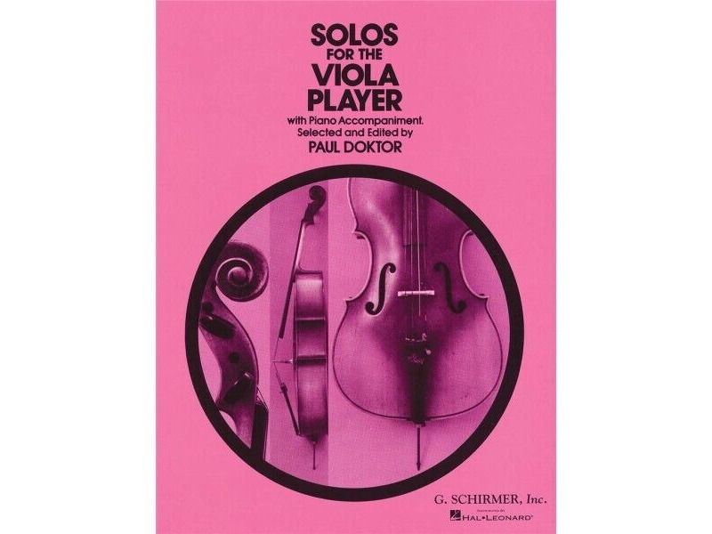 G Schirmer Solos for the Viola Player click to zoom image
