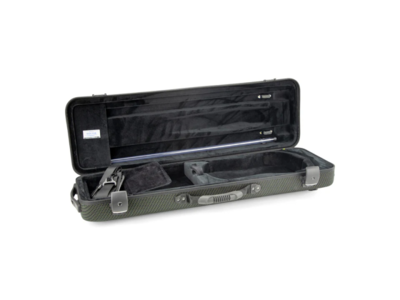 Jakob Winters Violin Oblong Case Carbon Green click to zoom image
