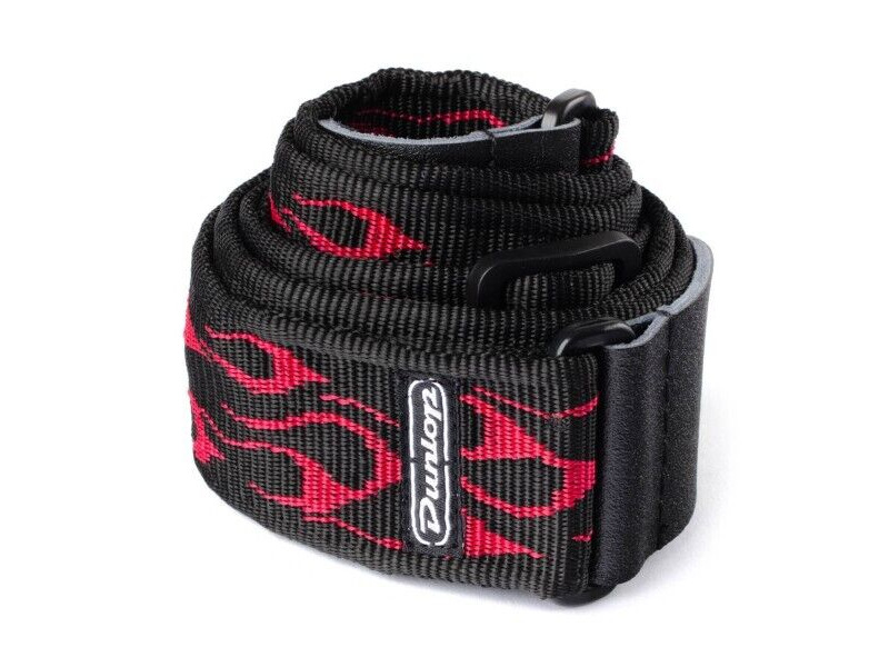 Dunlop D3811RD Flambe Red Strap click to zoom image