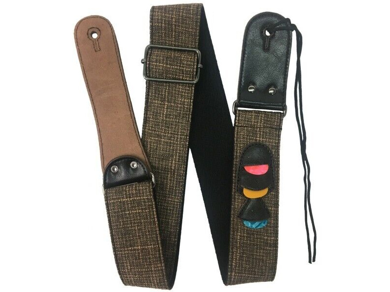 RockYou Cotton/Linen Genuine Leather Ends 3 Pics – CAPPUCCINO click to zoom image