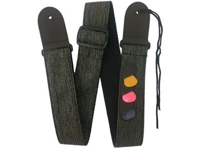 RockYou Mocha Guitar strap with pick holder S131 click to zoom image