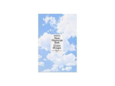 Woodstock Music Manuscript Book : 12 Stave 64 Pages Spiral 