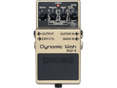 Boss AW-3 Dynamic Wah Pedal - Auto Wah &amp; Humanizer Effects