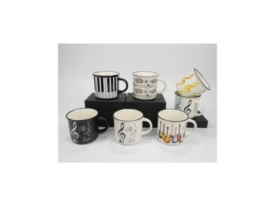 Agifty Mug ''All I Need Is Music'' White With Gift Case click to zoom image