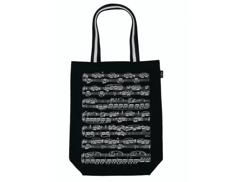 Agifty City Shopper Notelines Black Canvas click to zoom image