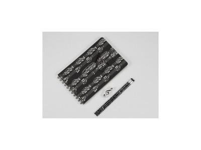 Agifty Stationery Kit: Sheet Music Black click to zoom image