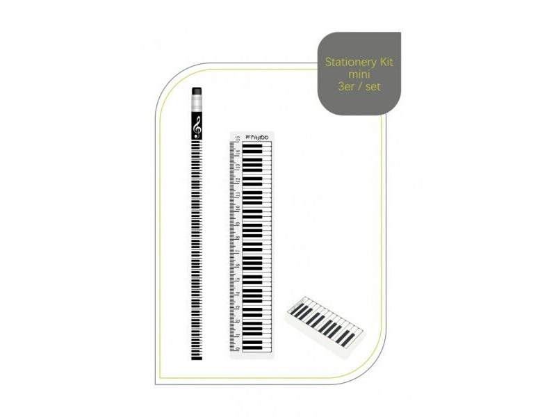 Agifty Stationery Kit Mini: Keyboard (3 Piece Set) click to zoom image
