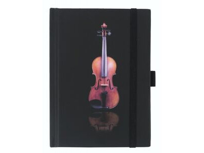 Agifty Notebook Violin A6 click to zoom image