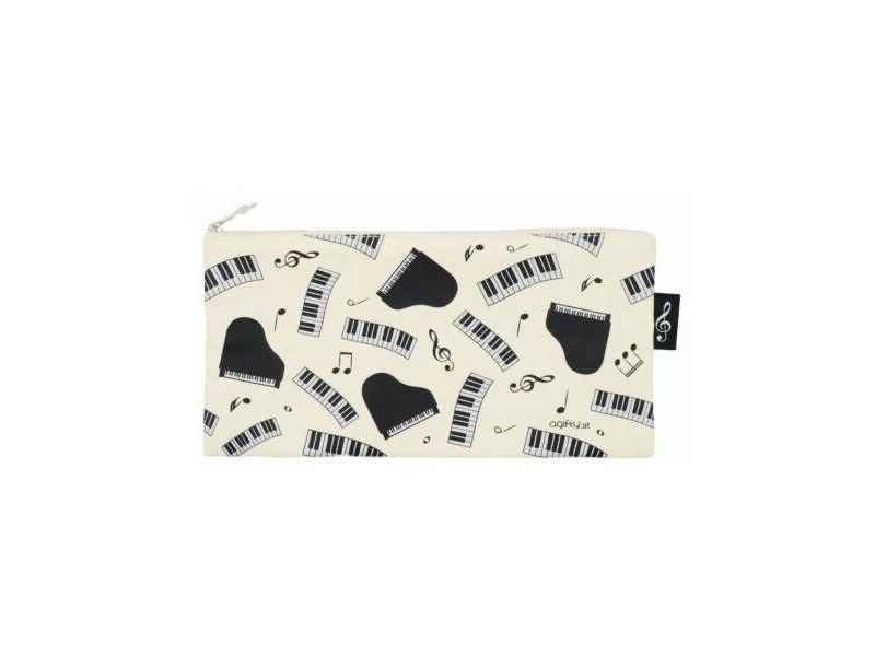 Agifty Pencil Case (Piano and Keys design) click to zoom image
