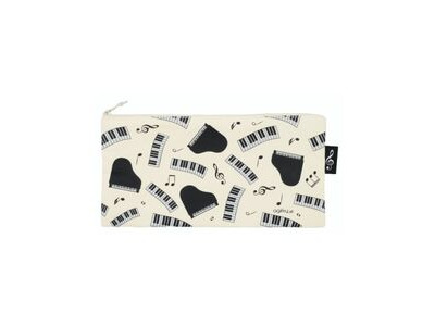 Agifty Pencil Case (Piano and Keys design) 