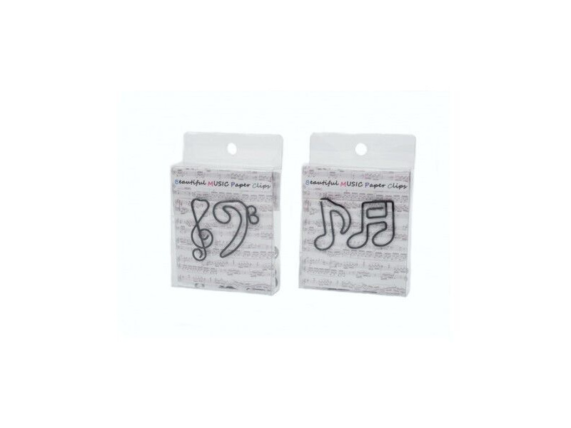 Agifty Music Note Paper Clips click to zoom image