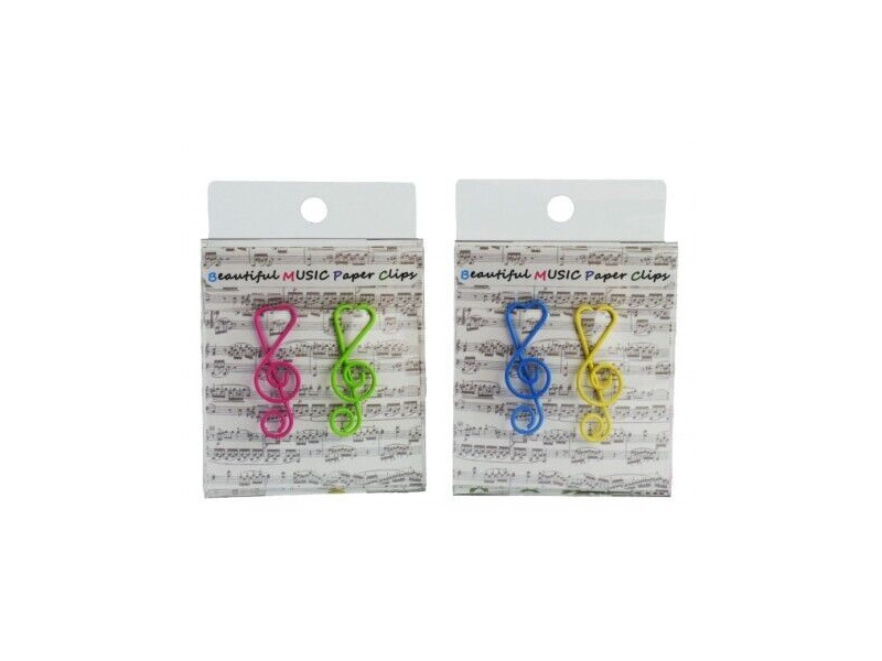 Agifty Treble Clef Paper Clips click to zoom image