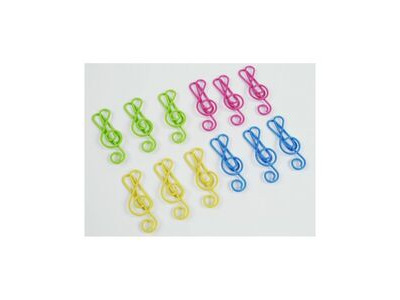 Agifty Treble Clef Paper Clips click to zoom image