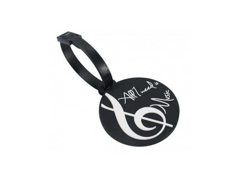 Agifty Luggage Tag "All I Need Is Music" click to zoom image