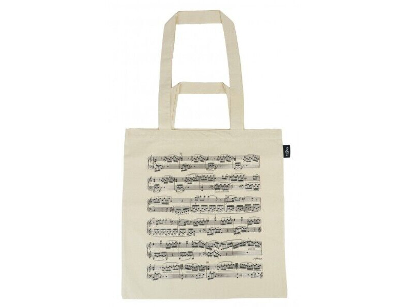Agifty Tote bag notelines natural (2 IN 1) click to zoom image