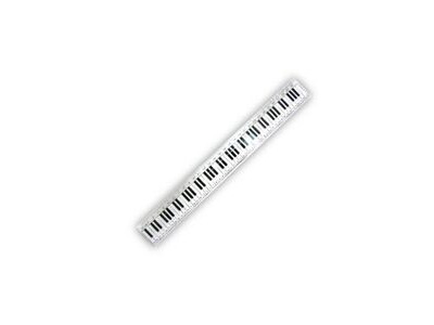 Agifty 30Cm Keyboard Design Clear Ruler