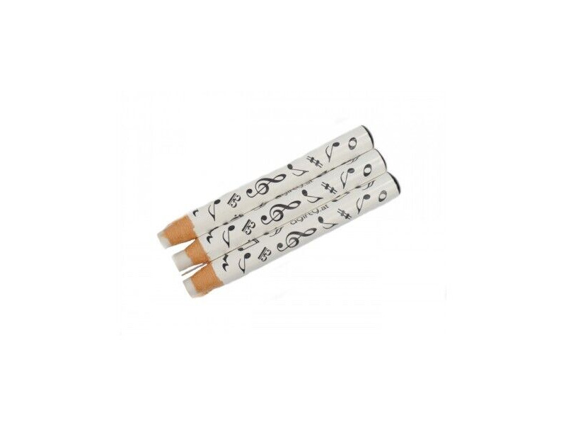 Agifty Mini Pencil Erasers Notes White Diamond click to zoom image