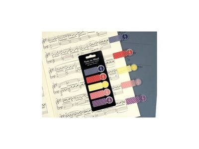 Agifty Notes In Mind Page Markers: Treble Clef click to zoom image
