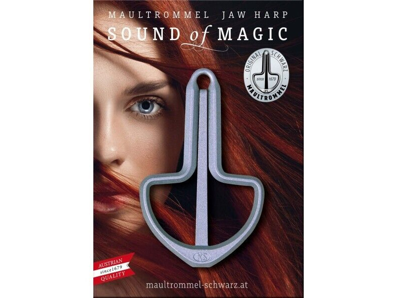 Barnes & Mullins Jaw Harp Sound of Magic Matt Silver click to zoom image