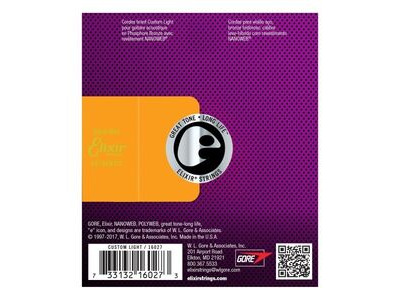 Elixir 16027 Acoustic guitar Strings click to zoom image