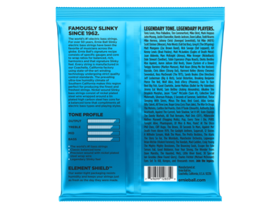 Ernie Ball Extra Slinky Bass Guitar Strings 40-95 click to zoom image