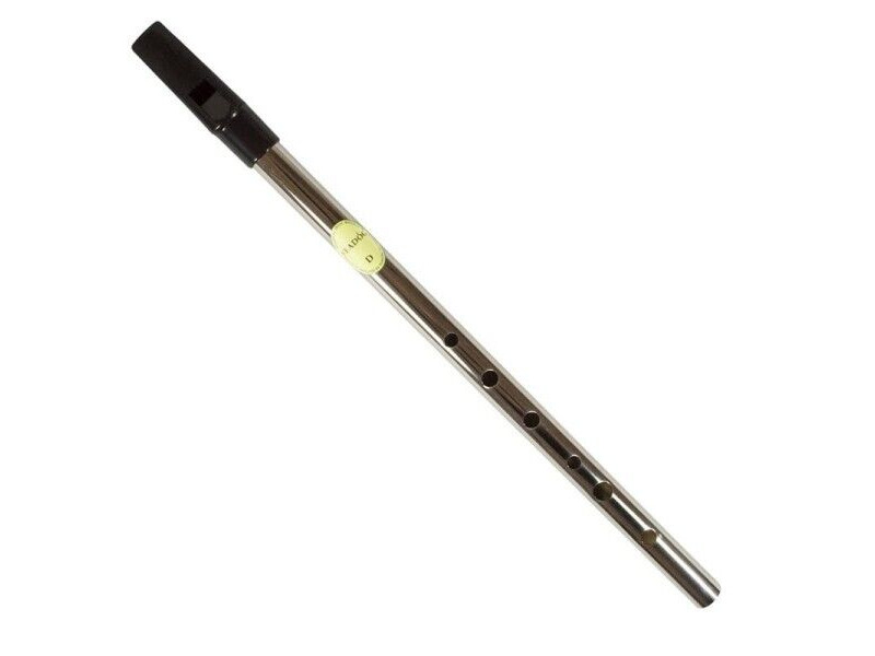 Feadog Nickel D Tin Whistle Black Top click to zoom image