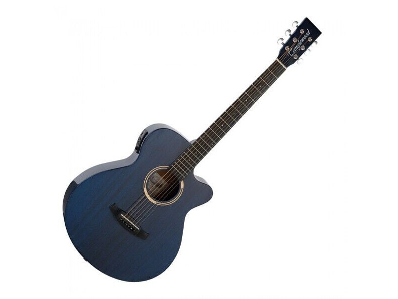 Tanglewood DBTSFCETBG Discovery Electro Acoustic Guitar Blue click to zoom image