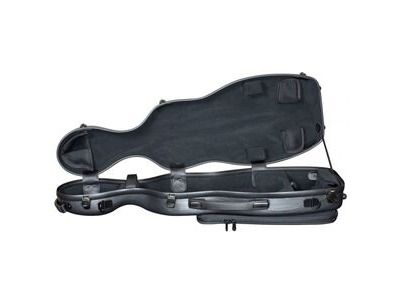 Hidersine VNPC3BK Violin Polycarbonate Gourd Hardcase click to zoom image