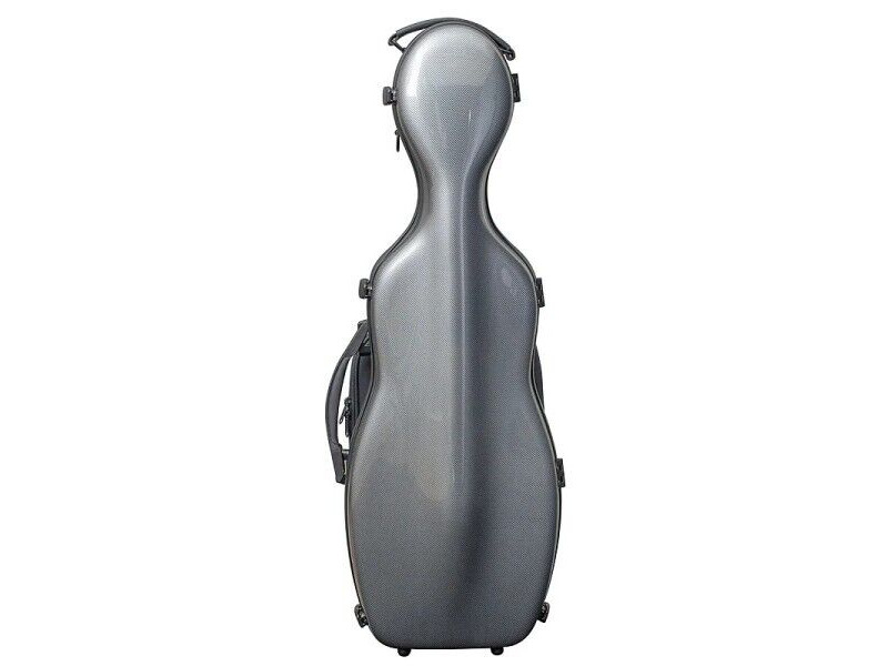 Hidersine Violin Gourd Black Grid Carbon Fibre Effect click to zoom image