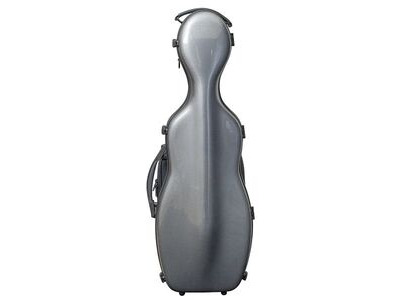 Hidersine Violin Gourd Black Grid Carbon Fibre Effect 