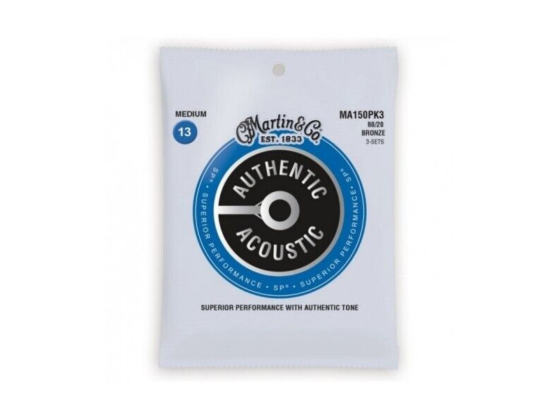 Martin MA150PK3 Acoustic Guitar Strings 3 PACK click to zoom image