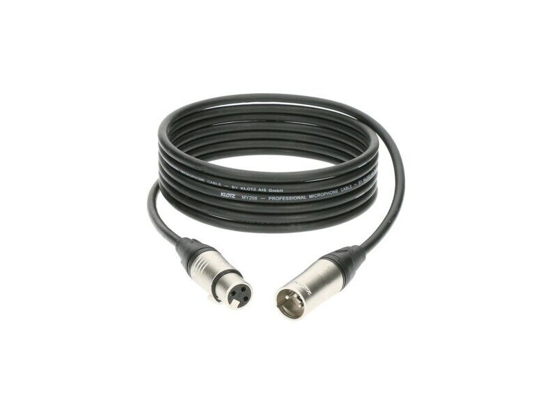 Klotz XLR Female to Male Microphone Cable 5M click to zoom image