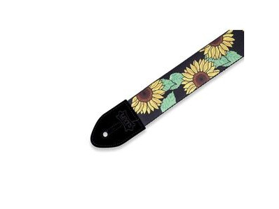 Levy's MP2-009 Guitar Strap Sunflower Design click to zoom image