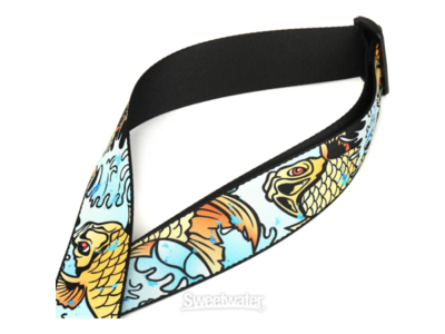 Levy's MPD2-009 Guitar Strap Fish click to zoom image