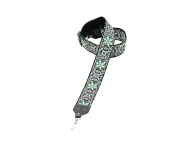 Levy's M10HT-11 Print Series 2" Banjo Hootenanny Green