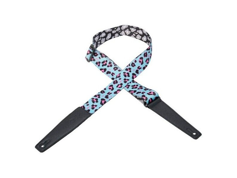 Levy's Prints Polyester With Leather Ends 2 Inch click to zoom image