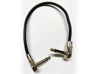 Koda 1FT/ 30cm Angled Patch Cable 6.35mm Mono Jack 6.35mm Mono Jack 